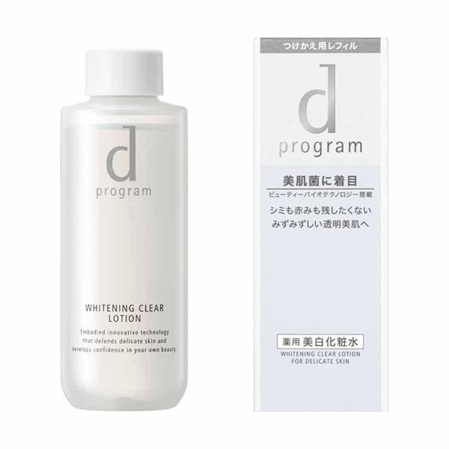 d program whitening clear lotion MB refill white