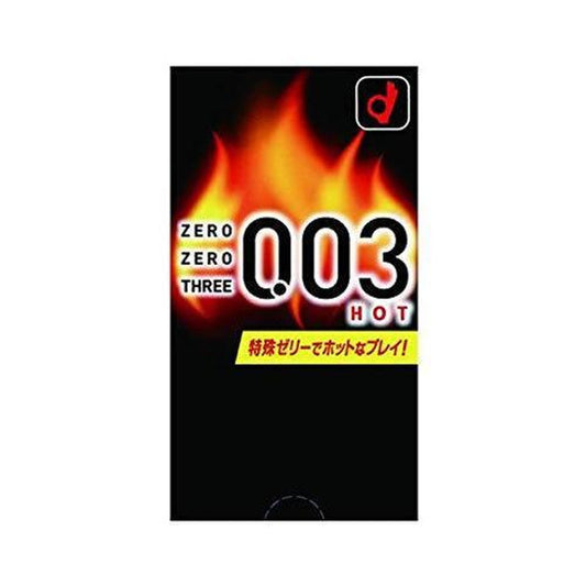 Okamoto Zero Zero Three 003 Hot 10 Condoms