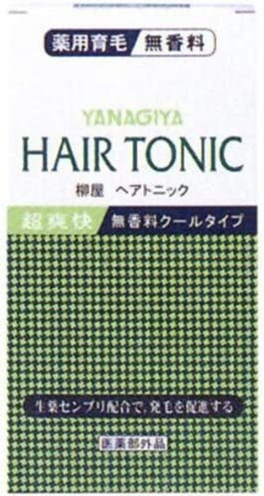 Yanagiya Hair Tonic Unscented Cool Type [Quasi-drug]