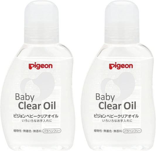 Set of 2 Pigeon Baby Oil R 80ml Ear Nose Navel Care