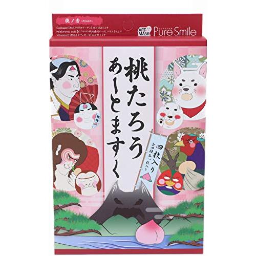 Sun Smile Pure Smile Momotaro Art Mask Box Set (4 pieces) JAN:4526371065630