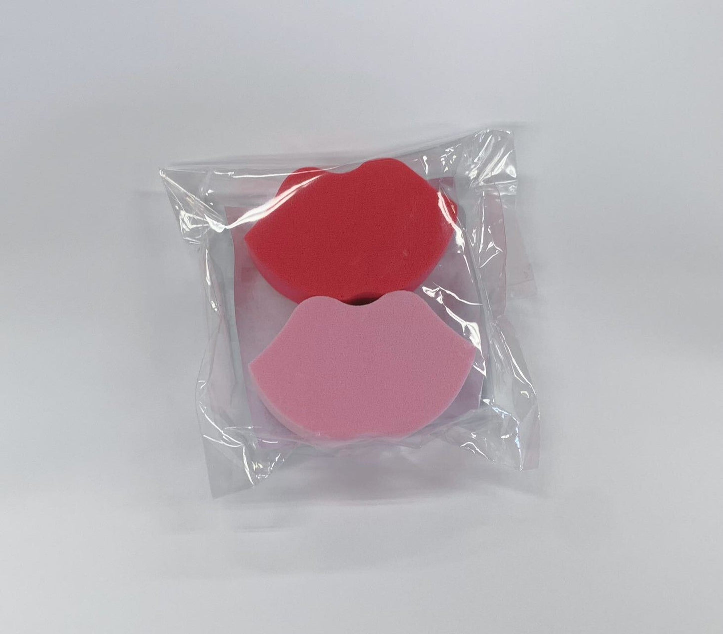 Foundation puff with water and without water, set of 2