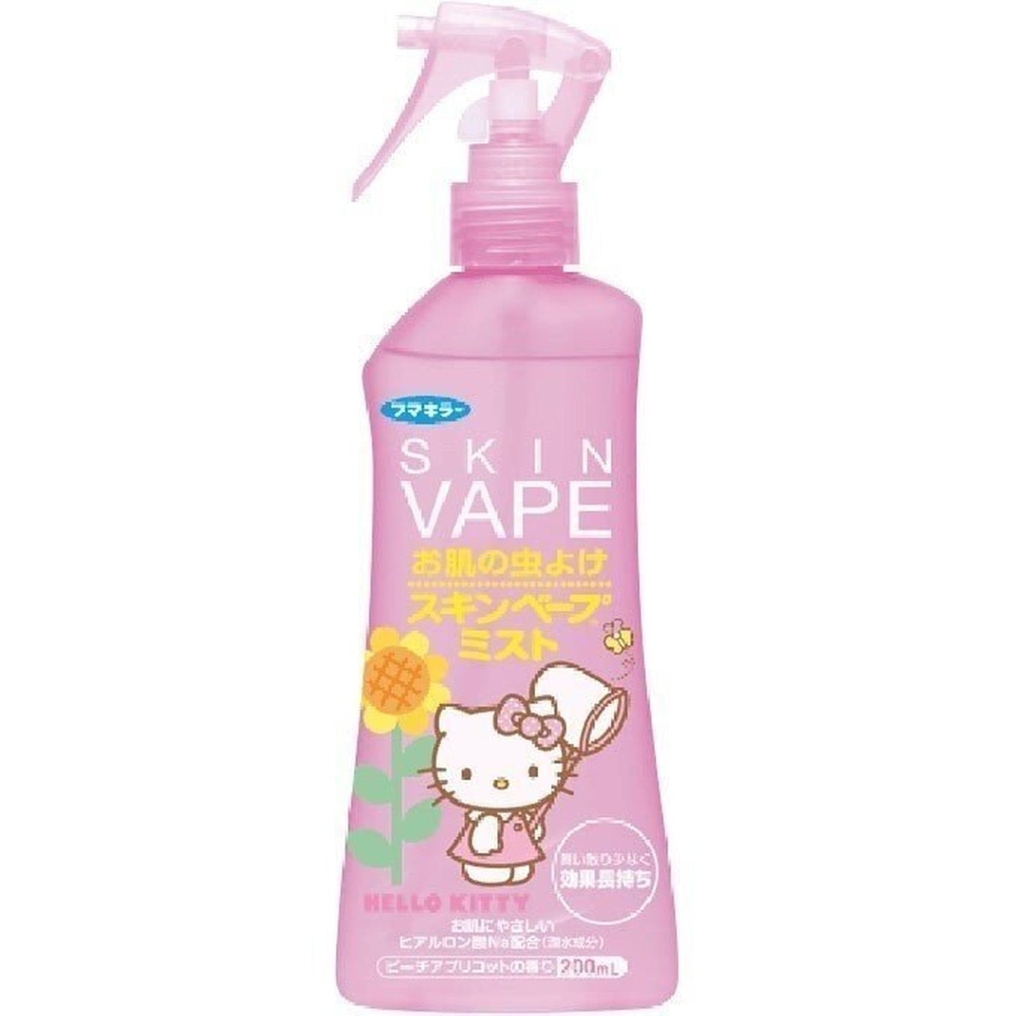 Fumakilla Skin Vape Mist Hello Kitty 200ml Peach Insect Repellent Insect Repellent Spray JAN:490242443308