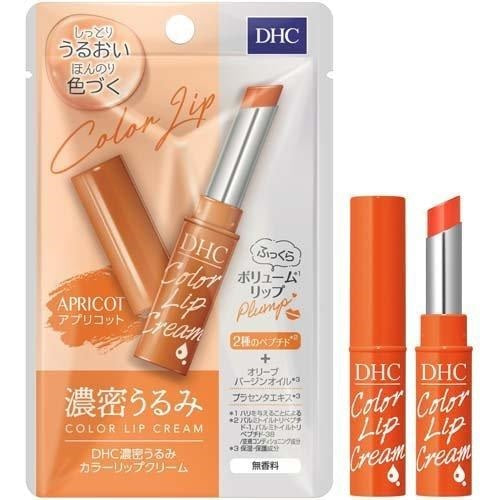 DHC Dense Urumi Color Lip Balm Apricot ( 1.5g ) JAN:4511413310007