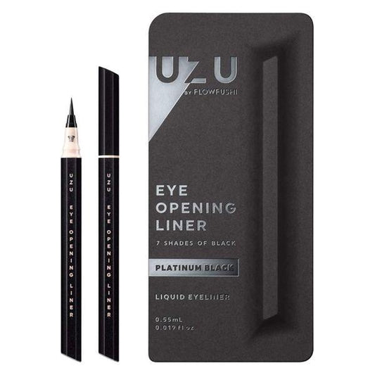 [Buy together] UZU Eye Opening Liner Liquid Eyeliner Platinum Black JAN:4571194364835